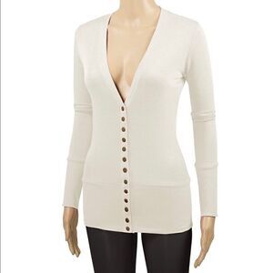Ivory Button down cardigan